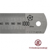 Линейка измерительная металлическая 1000х35 Туламаш