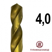 Сверло по металлу 4,0 мм удлиненное Туламаш
