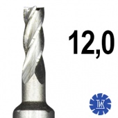 Фреза концевая четырехзаходная 12,0 мм по металлу ТиЗ