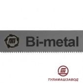 Ножовочное полотно ручное 300x10x0,65 мм биметаллическое Туламаш