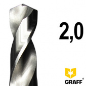 Сверло по металлу 2,0 мм удлиненное GRAFF