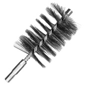 Щетка (ёрш) стальная 70 мм, М12 для чистки труб GRAFF