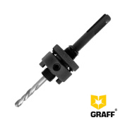 Хвостовик SDS-Plus c центрирующим сверлом для коронок 32-210 мм GRAFF