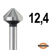Зенкер конусный 12,4 мм по металлу под резьбу М6 HAWERA