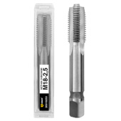 Метчик машинный М18 шаг 2,5 мм сквозной GRAFF