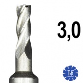 Фреза концевая четырехзаходная 3,0 мм по металлу ТиЗ