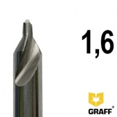 Сверло центровочное 1,6 мм по металлу GRAFF