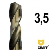 Сверло по нержавеющей стали 3,5 мм GRAFF