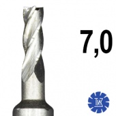 Фреза концевая четырехзаходная 7,0 мм по металлу ТиЗ