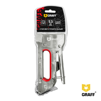 Степлер строительный SG06, 4-8 мм GRAFF