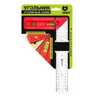 Угольник столярный 250 мм DC603 GRAFF