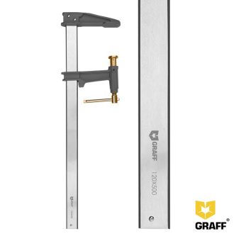 Струбцина F-образная 120х500 мм FCS125 Expert GRAFF