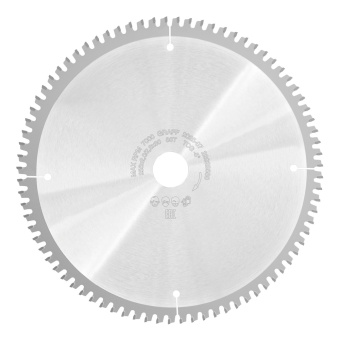 Пильный диск по ламинату и дереву 255 мм 80 зубьев GRAFF серия "Expert"