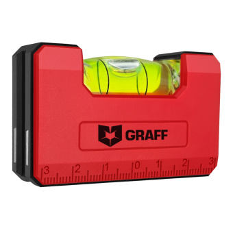 Уровень магнитный мини 65 мм DC533 Expert GRAFF