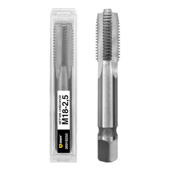 Метчик сквозной М18х2,50 мм GRAFF