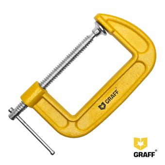 Струбцина G-образная 100 мм PYG014 GRAFF