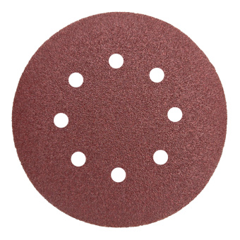 Наждачная бумага 125 мм P80 8 отверстий GRAFF