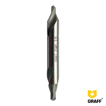 Сверло центровочное 3,15 мм по металлу GRAFF
