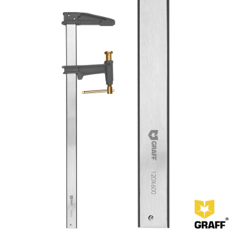 Струбцина F-образная 120х600 мм FCS126 Expert GRAFF