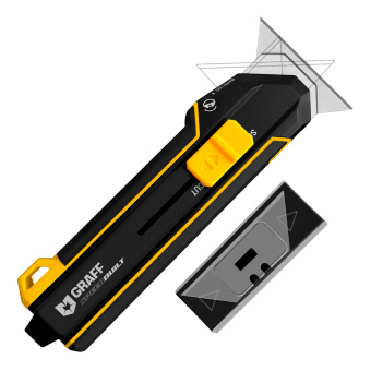 Нож строительно-ремонтный Expert 4в1 (лезвие SK5, 5шт) GRAFF