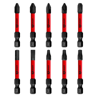 Набор из 10 бит HEX Impact GRAFF серия "Expert"