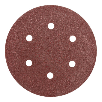 Наждачная бумага 150 мм P40 8 отверстий 5 шт. в блистере GRAFF